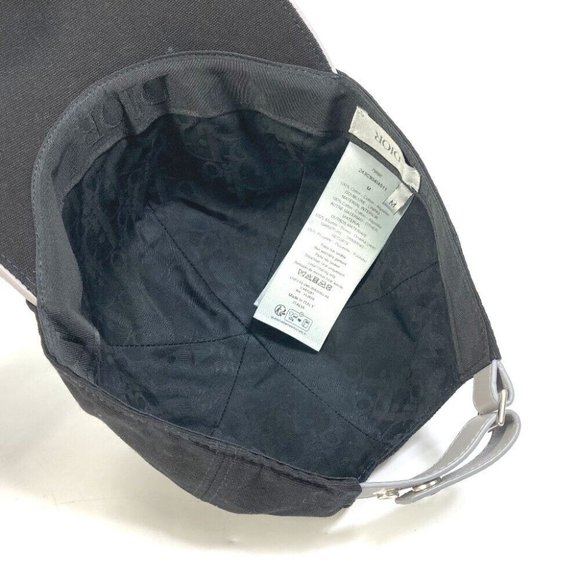 Dior 243C904I4511 Logo print hat cap baseball cap cotton Black main image 11